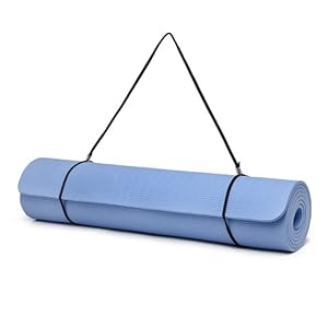 Good Nite TPE Yoga Mat - Non-Slip 183x61x0.6cm for Pilates, Fitness & Training, with Carry Strap