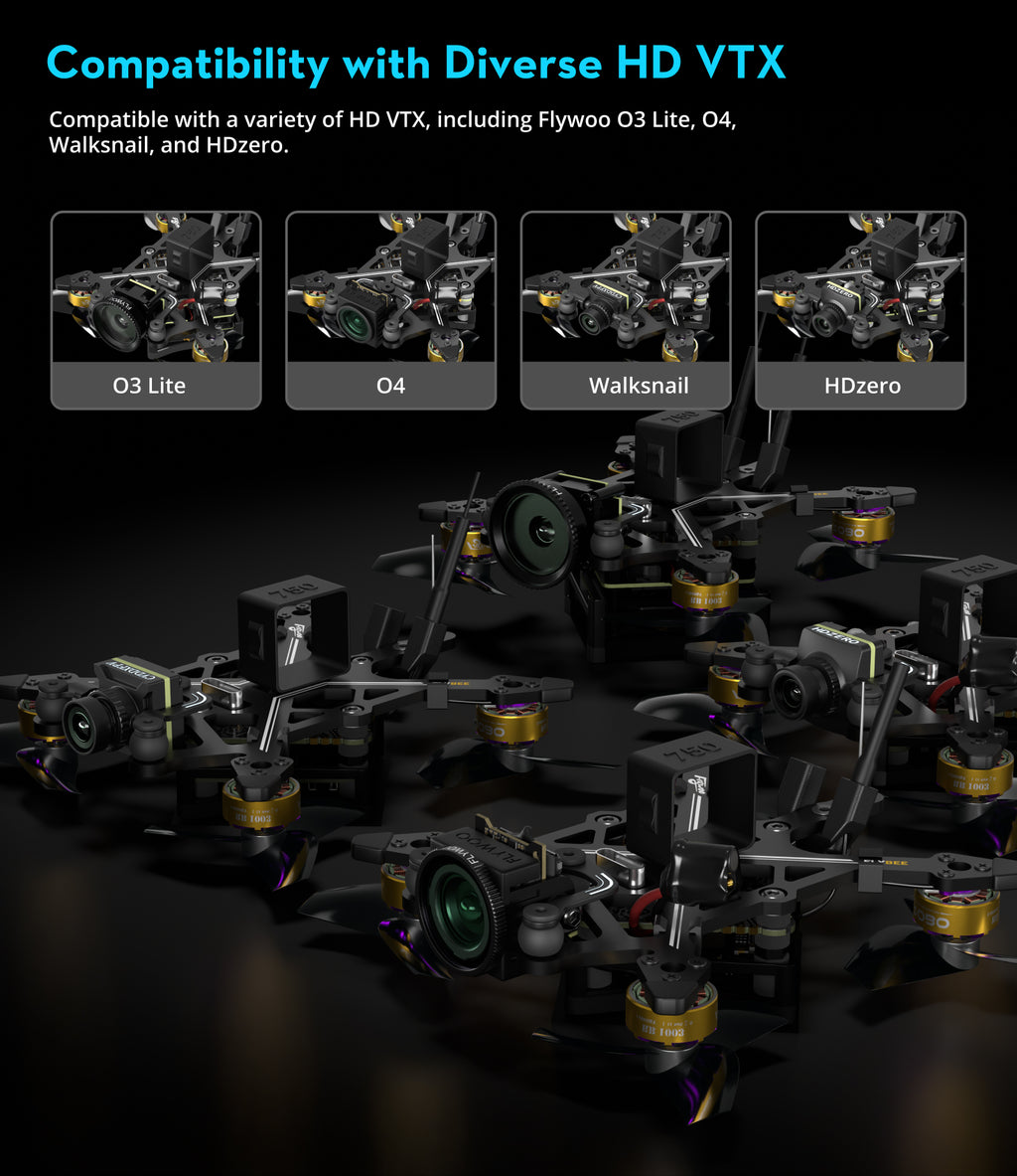 Flywoo Flybee 16 HD O4 2S FPV Drone | Ultralight 2S Racing Build Tidesmit